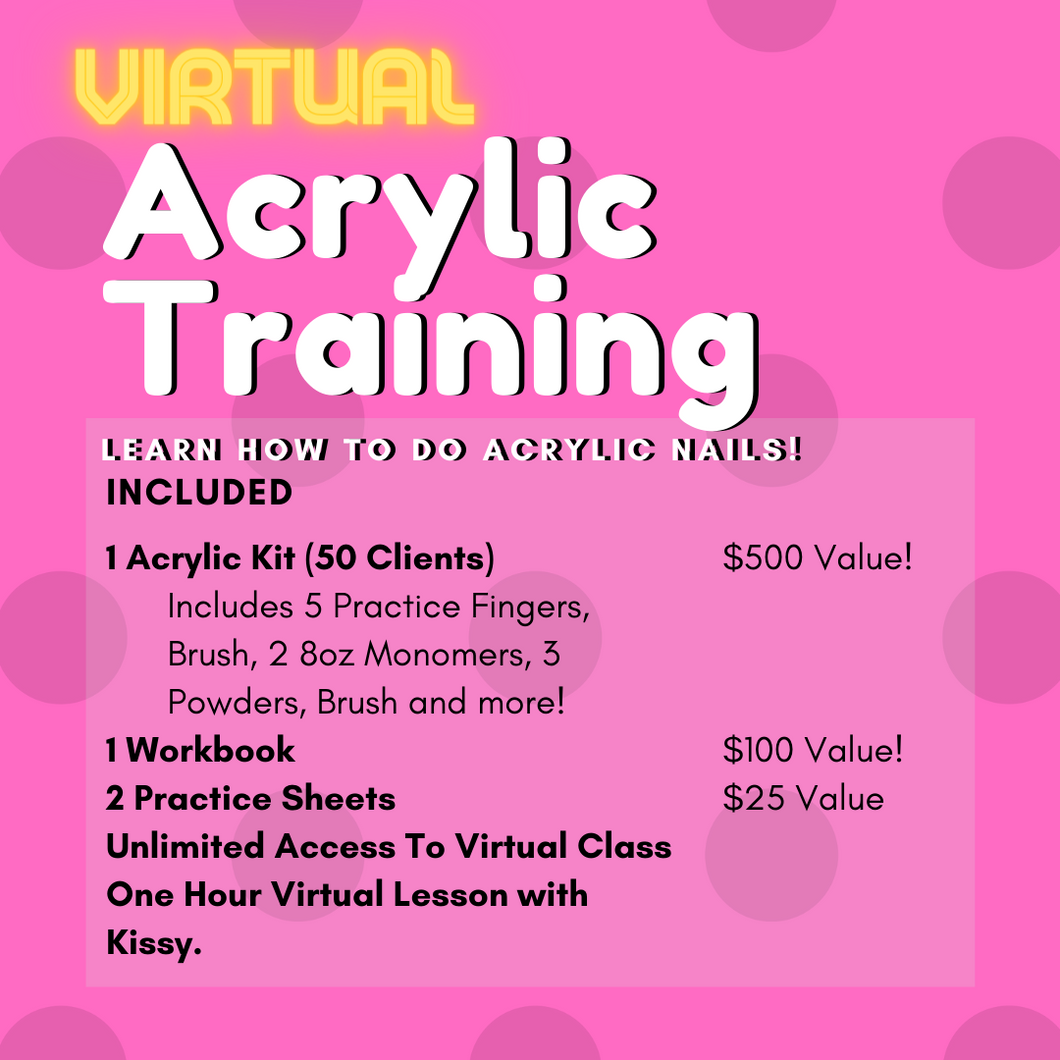 Virtual Acrylic Training